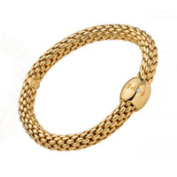 FOPE Flex'it Love Nest 18ct Yellow Gold Bracelet - Michael Jones Jeweller