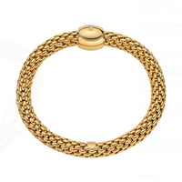 FOPE Flex'it Love Nest 18ct Yellow Gold Bracelet - Michael Jones Jeweller