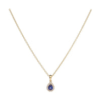 Sapphire and Diamond 18ct Yellow Gold Necklace