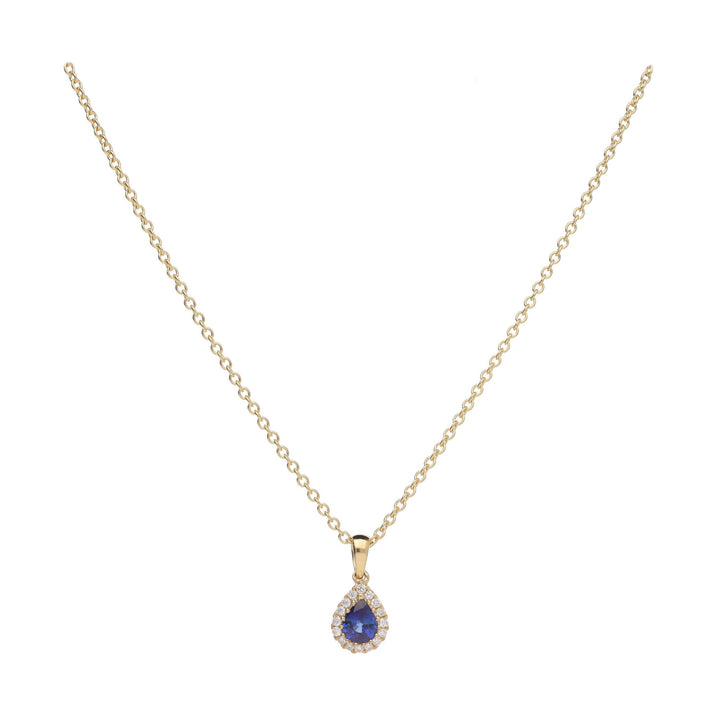 Sapphire and Diamond 18ct Yellow Gold Necklace