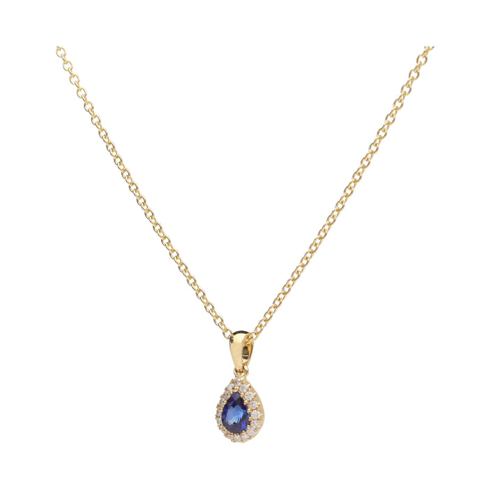 Sapphire and Diamond 18ct Yellow Gold Necklace