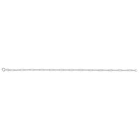 Mixed Length Link 9ct White Gold Bracelet