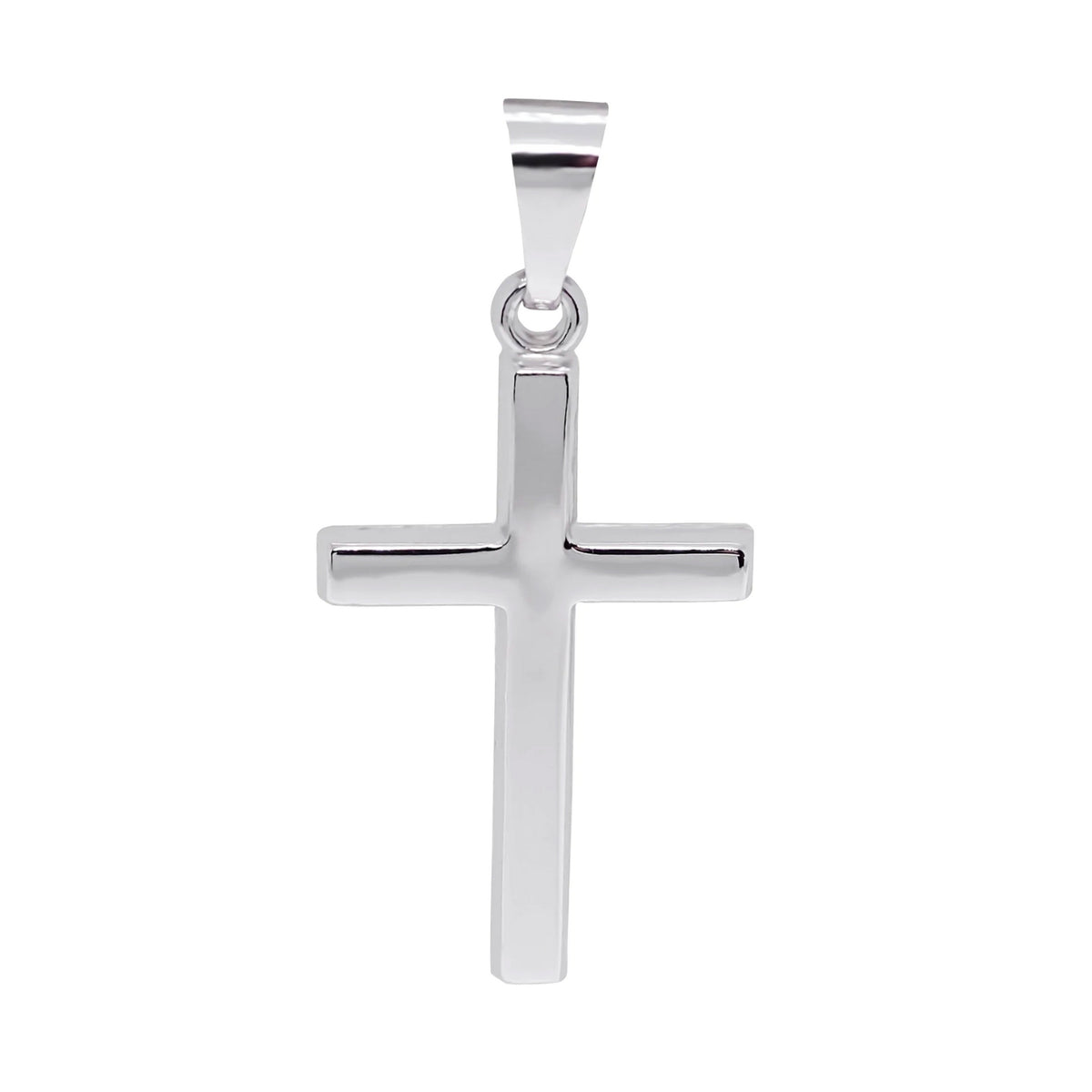 Cross 9ct White Gold Pendant - Michael Jones Jeweller