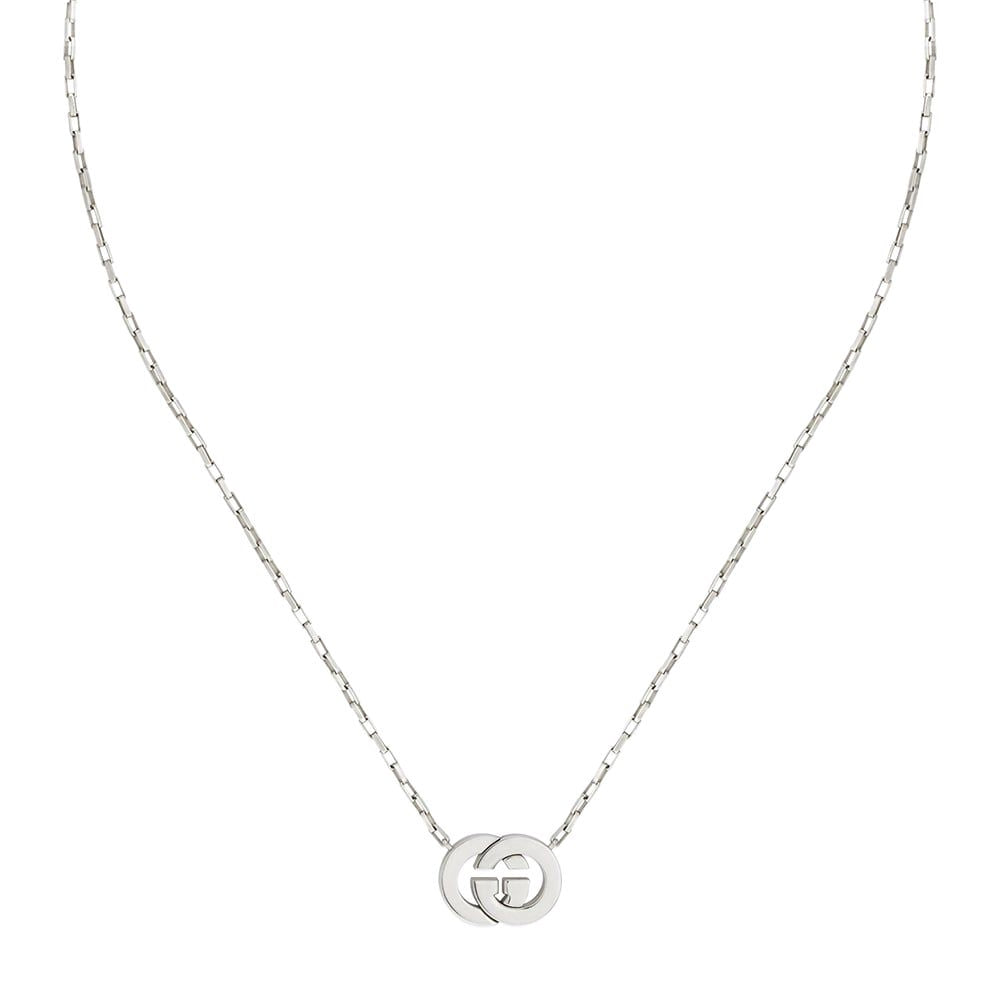 Gucci Jewellery Interlocking Silver Necklace - Michael Jones Jeweller