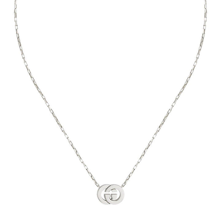 Gucci Jewellery Interlocking Silver Necklace