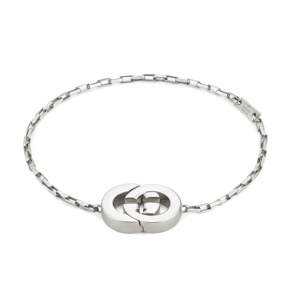 Gucci Jewellery Interlocking Silver Bracelet - Michael Jones Jeweller