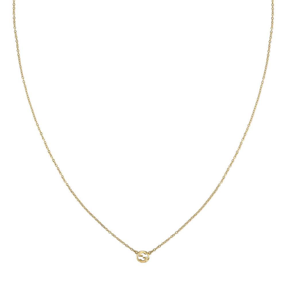 Gucci Interlocking 18ct Yellow Gold Necklace - Michael Jones Jeweller