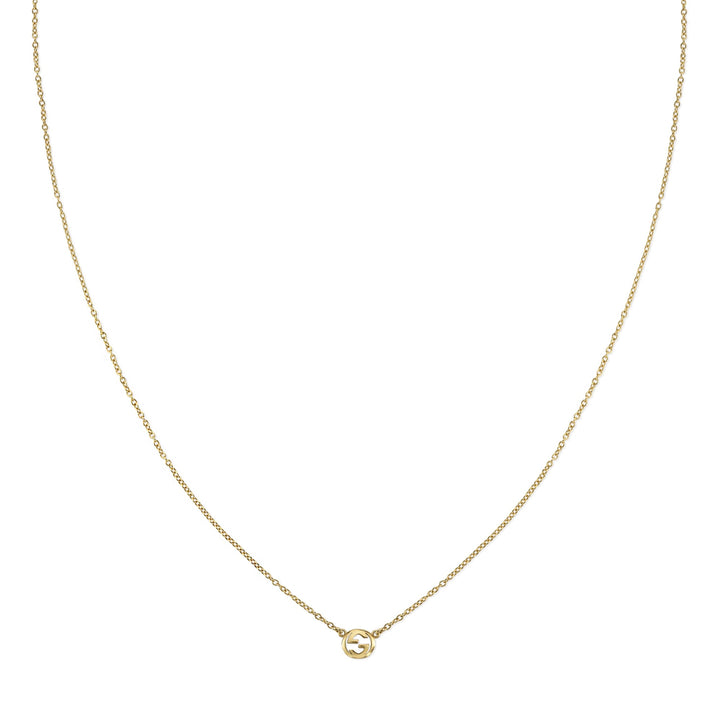 Gucci Interlocking 18ct Yellow Gold Necklace