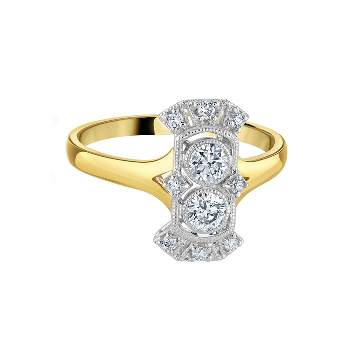 Diamond 18ct Yellow Gold Ring - Michael Jones Jeweller