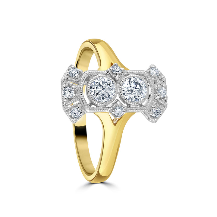 Diamond 18ct Yellow Gold Ring - Michael Jones Jeweller