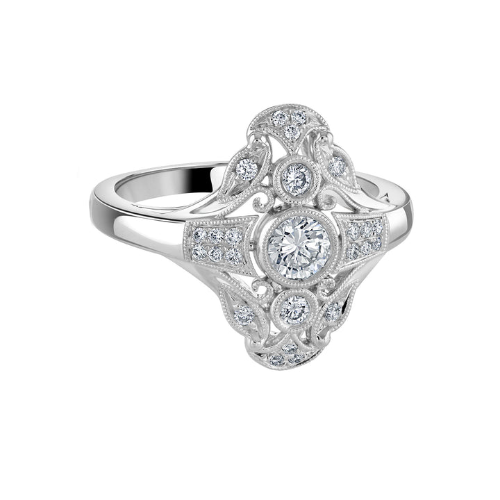 Diamond 18ct White Gold Ring - Michael Jones Jeweller