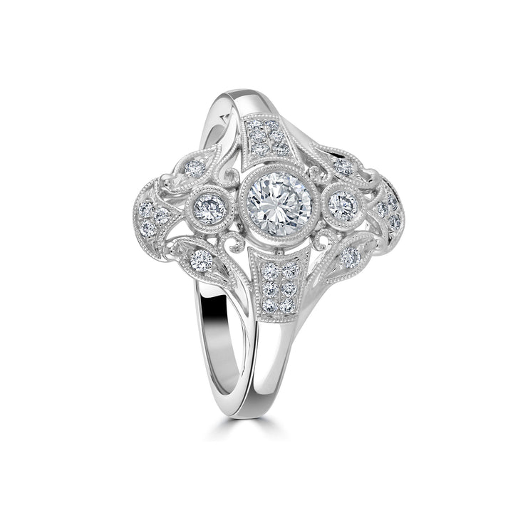 Diamond 18ct White Gold Ring - Michael Jones Jeweller
