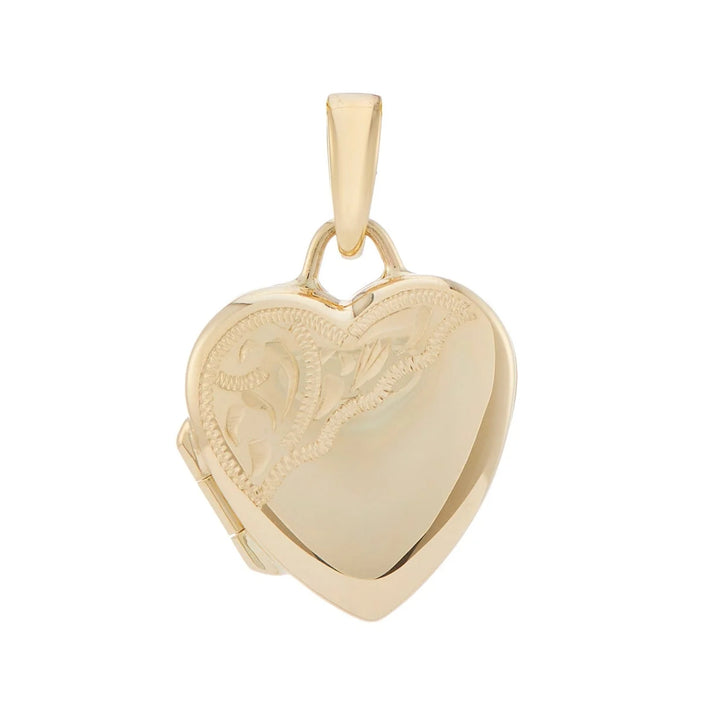 Heart Locket 9ct Yellow Gold Pendant