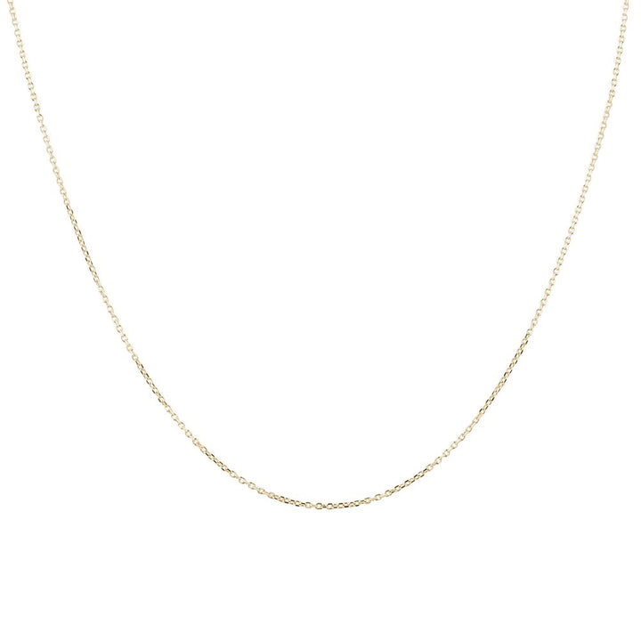 Cable Link 9ct Yellow Gold Chain 45cm - Michael Jones Jeweller