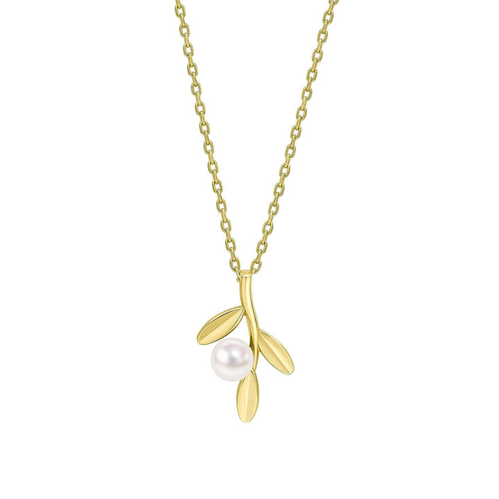 Willow 9ct Yellow Gold Pearl Necklace