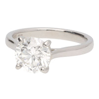 Diamond 2.01ct G SI1 Platinum Single Stone Ring - Michael Jones Jeweller