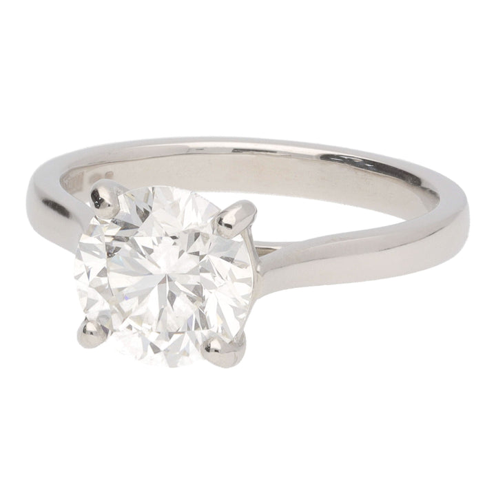 Diamond 2.01ct G SI1 Platinum Single Stone Ring