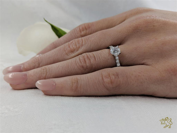 Skye Classic Round Solitaire 0.70ct E SI1 Diamond Platinum Ring