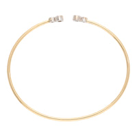 Diamond 0.22ct 18ct Yellow Gold Torque Bangle