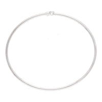 Diamond 0.11ct 18ct White Gold Crossover Bangle