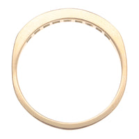 Ruby and Diamond 18ct Yellow Gold Half Eternity Ring - Michael Jones Jeweller