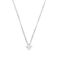 Diamond 0.50ct G SI2 9ct White Gold Necklace - Michael Jones Jeweller