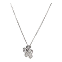 Diamond Five Stone Platinum Bubble Necklace - Michael Jones Jeweller