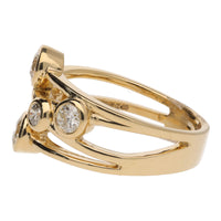 Diamond 0.88ct 18ct Yellow Gold Bubble Ring - Michael Jones Jeweller