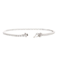 Diamond 1.54ct 18ct White Gold Line Bracelet