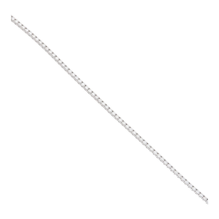 Diamond 1.54ct 18ct White Gold Line Bracelet