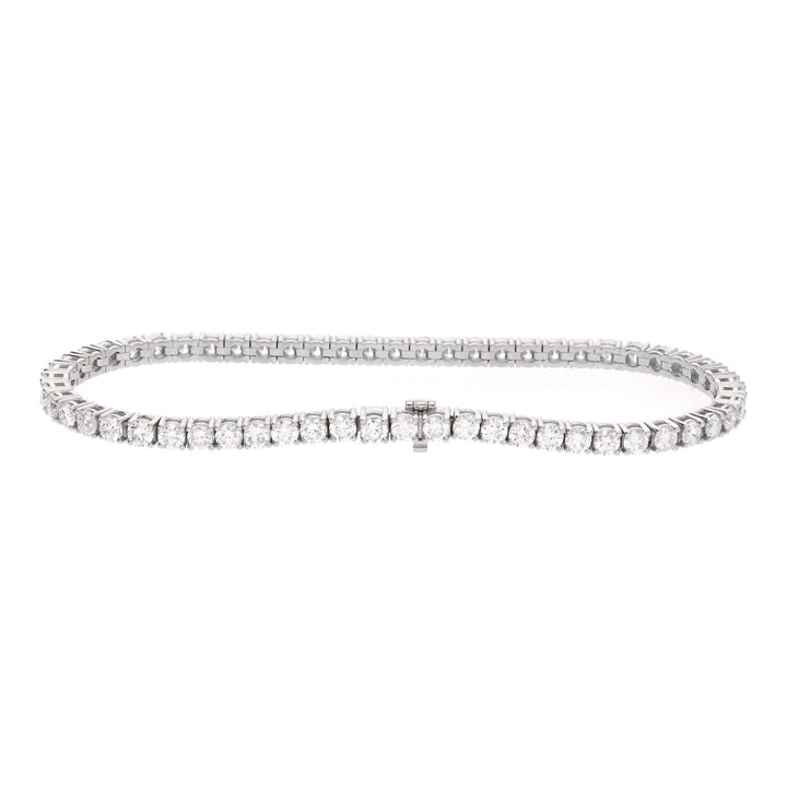 Diamond 5.06ct Platinum Line Bracelet
