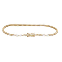 Diamond 1.50ct 18ct Yellow Gold Tennis Bracelet
