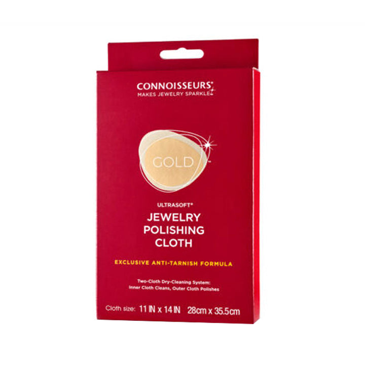 Connoisseurs UltraSoft® Jewellery Polishing Cloth Gold Buff