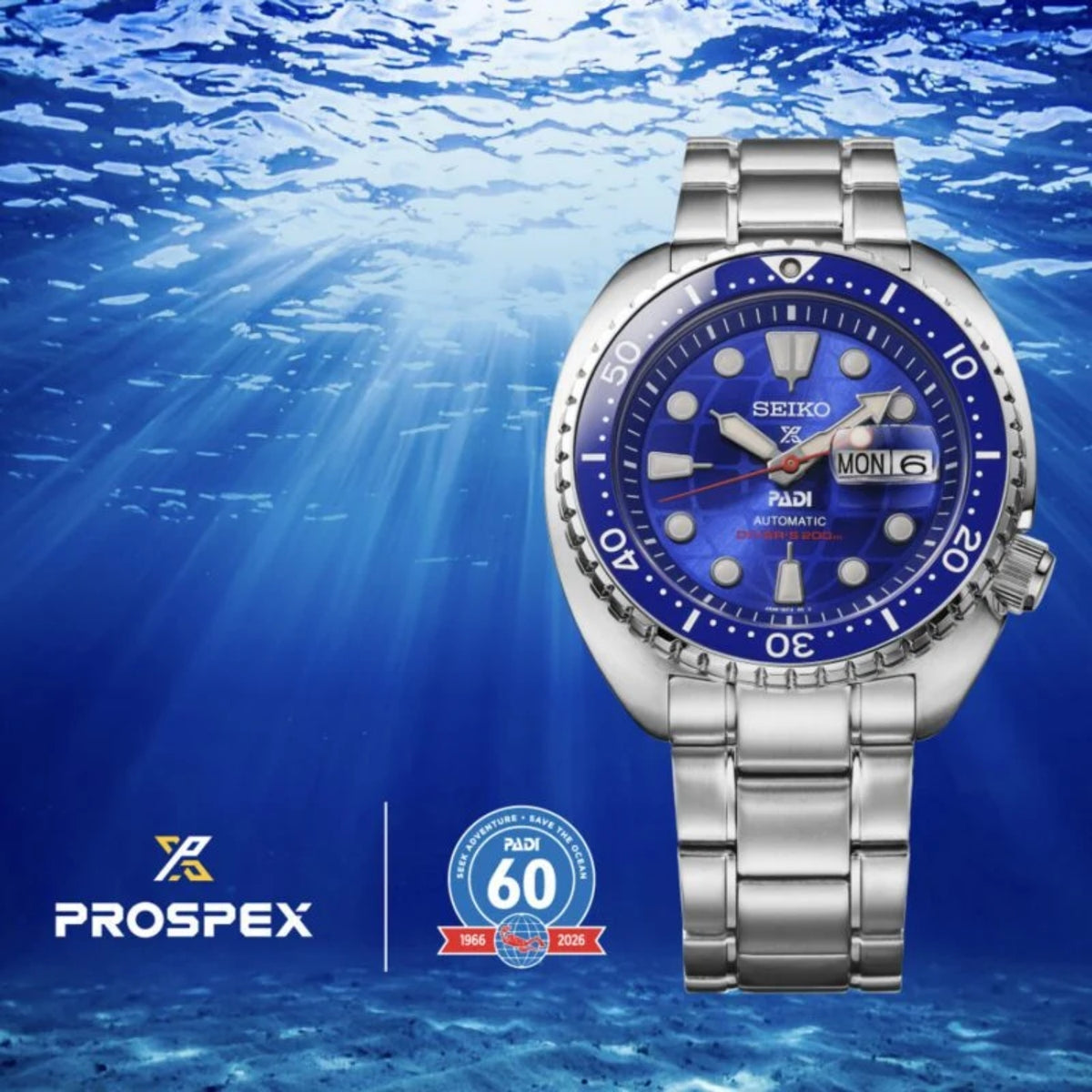 Seiko Prospex Mechanical PADI 60th Anniversary Limited Edition “King Turtle” Automatic Watch - Michael Jones Jeweller