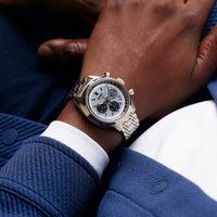 Seiko Prospex Speedtimer “Grand Touring” Mechanical Chronograph Sky Blue Automatic Watch HBD001J1