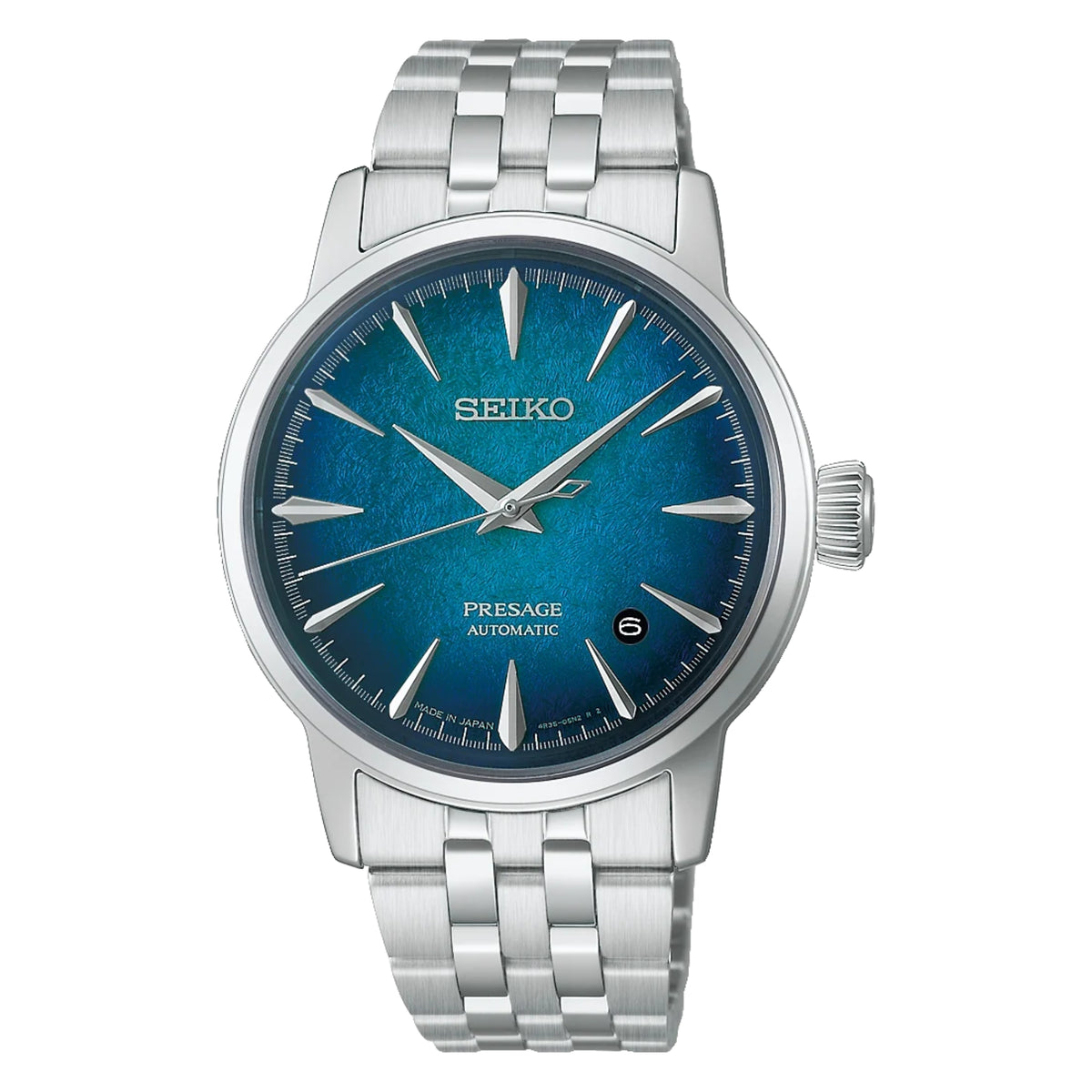 Seiko Presage Cocktail Time Crushed Ice ‘Emerald Mist’ 38.5mm Automatic Watch HCB001J1