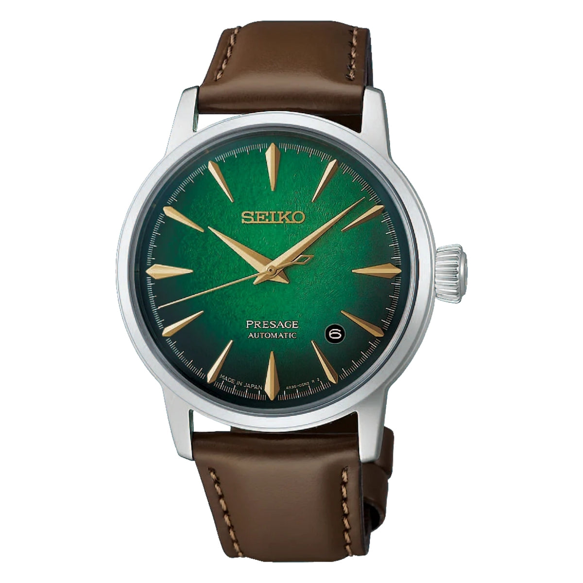 Seiko Presage Cocktail Time Crushed Ice 'Mint Mist' Automatic Watch HCB002J1