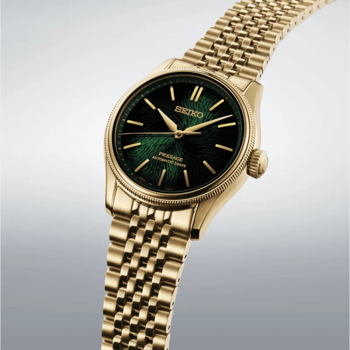 Seiko Presage Classic Series x Tradman’s Bonsai Limited Edition Matsuba-iro Green Automatic Watch HCC009J1