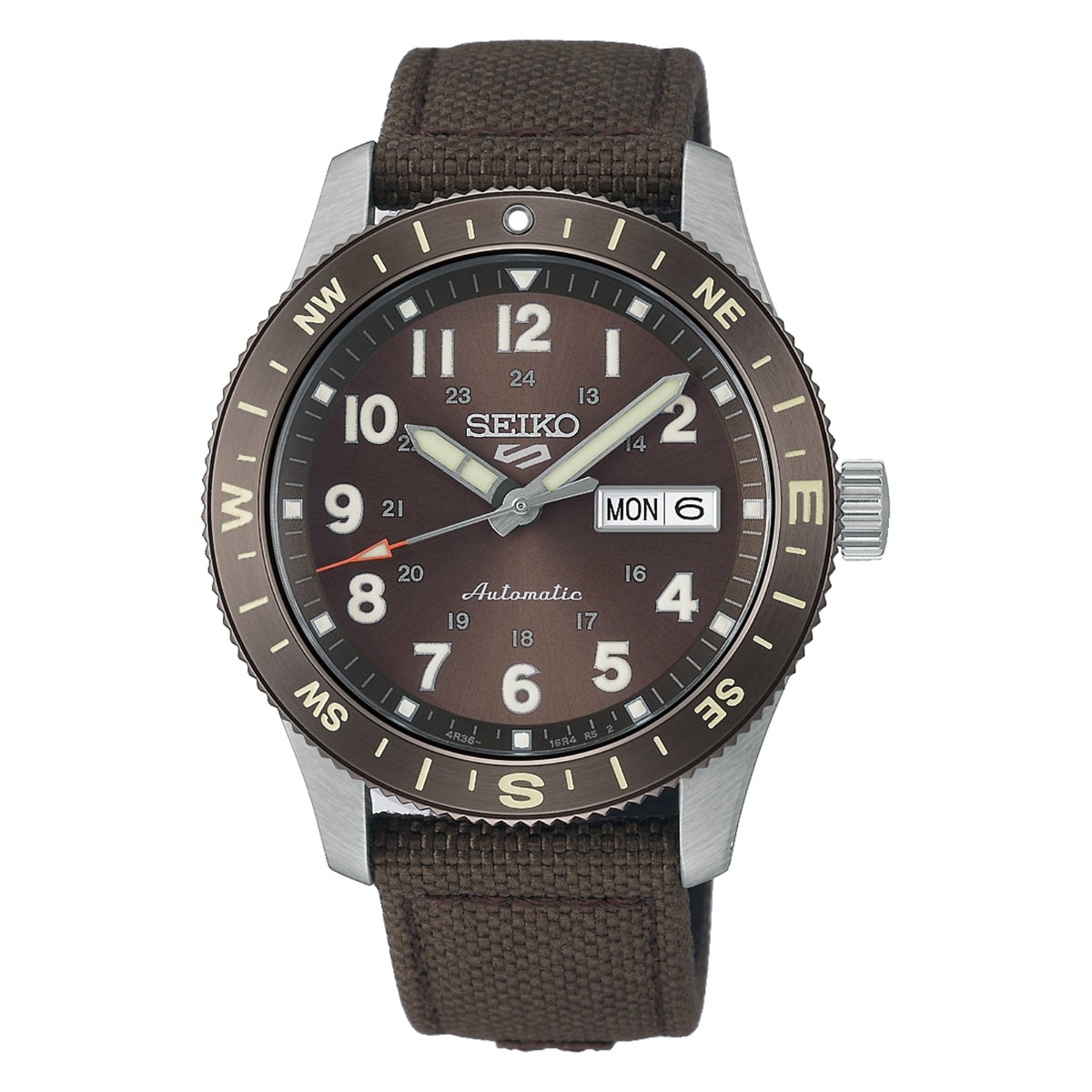 Seiko 5 Sports Field Coyote Brown Automatic Watch HDB009K1 - Michael Jones Jeweller
