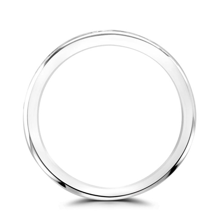 Diamond Princess and Baguette 0.50ct Platinum Wedding Ring