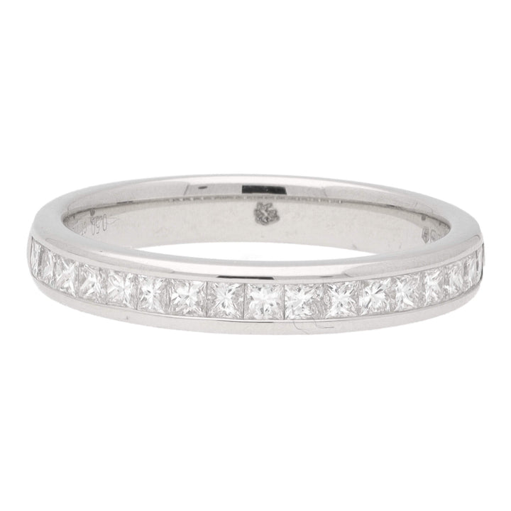 Princess Cut Diamond 0.50ct Platinum Wedding band
