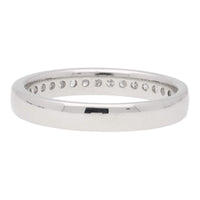 Princess Cut Diamond 0.50ct Platinum Wedding band - Michael Jones Jeweller