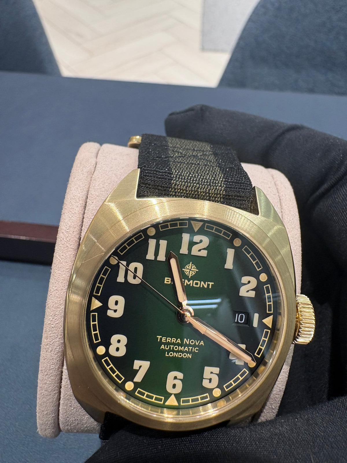 Bremont (Imperfect) Terra Nova Date Bronze 40.5mm Automatic Watch TN40-DT-BZ-GN-N-S - Michael Jones Jeweller