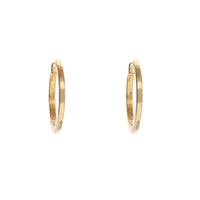 Histoire D'Elle Diamond 0.06ct 18ct Yellow Gold Hoop Earrings