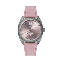 Bremont Terra Nova Jumping Hour 35mm Frosted Pink Automatic Watch JN35-JH-FS-PK-L-S