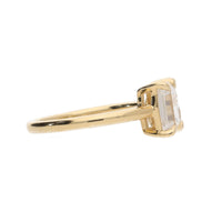 Laboritory Grown Toi et Moi 2.10ct Pear and Emerald Cut 18ct Yellow Gold Ring