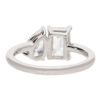 Laboratory Grown 2.00ct Diamond Platinum Toi Et Moi Ring - Michael Jones Jeweller