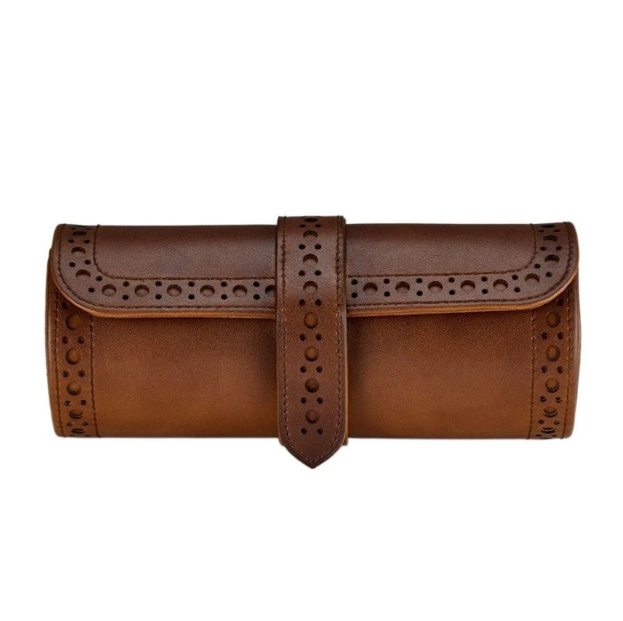 WOLF Brogue Triple Watch Roll - Michael Jones Jeweller