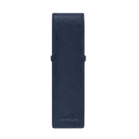Montblanc Sartorial 2 Pen Pouch Ink Blue Leather - Michael Jones Jeweller