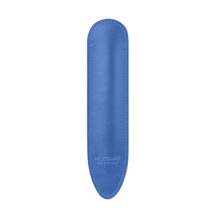 Montblanc Leather - Meisterstück Pen Sleeve Dusty Blue - Michael Jones Jeweller